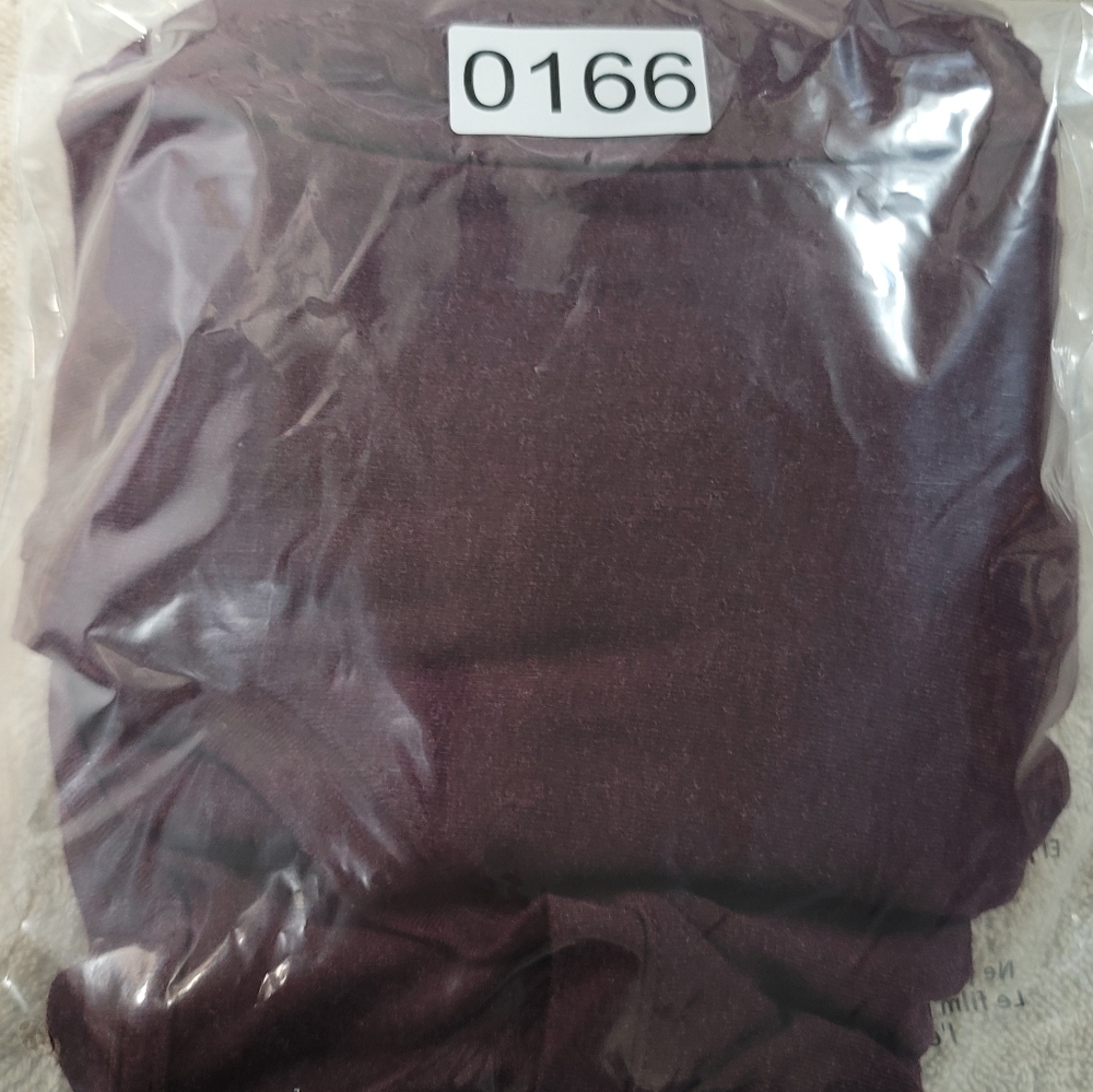Daily Ritual Women's Burgundy Top Size 1X - Picture 7 of 7